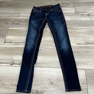Rock revival “Pearl” skinny jeans, size 25